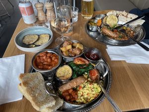 Absolutely delicious full English and brunch dish   at Mildreds - Dalston in East London