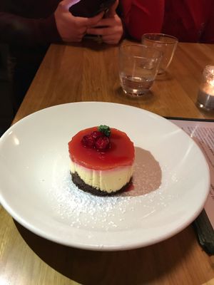 Christmas dessert at Mildreds - Dalston in East London