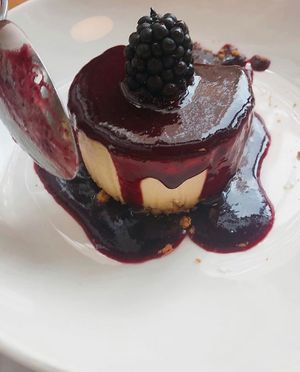 Delicious cheesecake  at Mildreds - Dalston in East London