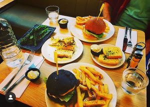 Burgers galore  at Mildreds - Dalston in East London