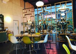 Pretty interior 💞 at Mildreds - Dalston in East London