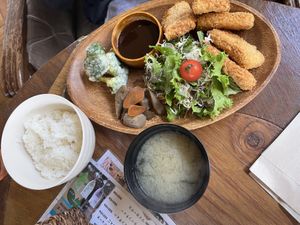 The tofu katsu   at Navo in Furano