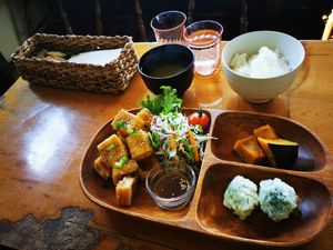 Tofu teriyaki at Navo in Furano