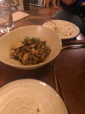 The mushroom Dish so delicious  at Navo in Furano