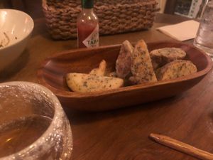 Potato with Basal/Salt-yummy at Navo in Furano