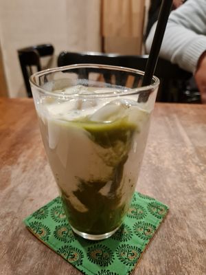 Uni Matcha with Soy Milk at Tofu Room Dy's in Tokyo