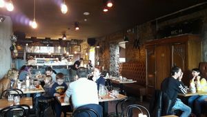 The location  at Platform Pizza Bar in Bray