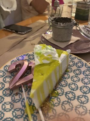 Lime cheesecake   at Boca Xica in Armacao De Pera