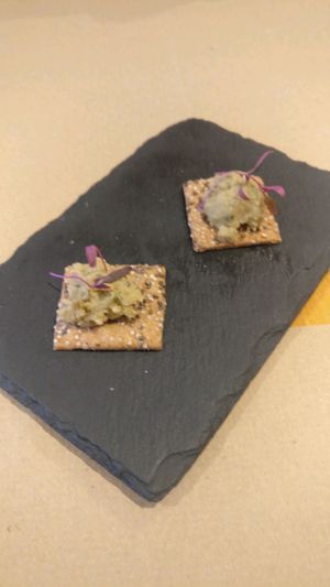 a small amuze to get started at Boca Xica in Armacao De Pera