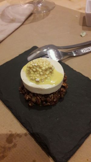 dessert. beautiful. at Boca Xica in Armacao De Pera