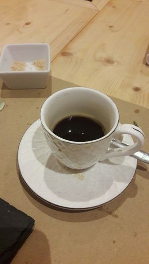 even the coffee was excentissimo at Boca Xica in Armacao De Pera