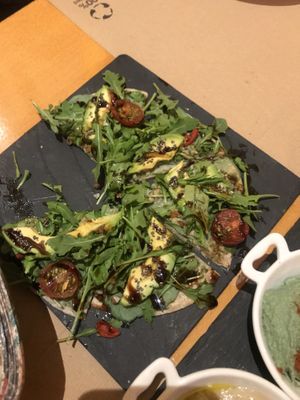 Pizza appetizer at Boca Xica in Armacao De Pera