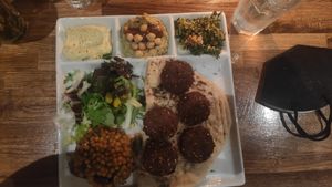 So good and tasty! Vegan options are labelled! at Mela Cafe in Oslo