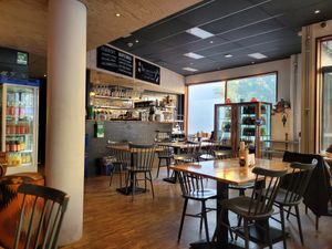 Inside at Mela Cafe in Oslo