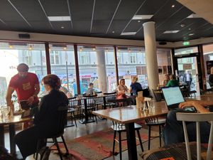 Inside at Mela Cafe in Oslo