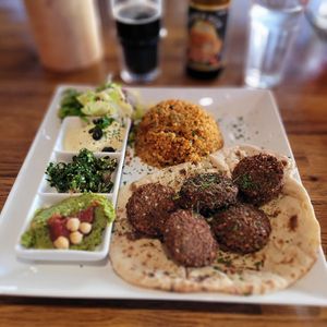 Falafels at Mela Cafe in Oslo