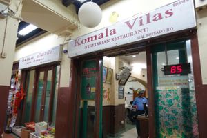 shop front at Komala Vilas - Buffalo Rd in Central Singapore