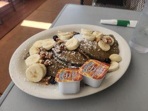 Blueberry pancakes at Stella's Cafe in Wildwood