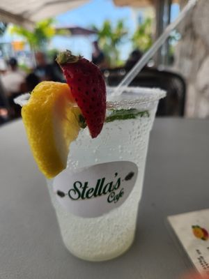 A refreshing mocktail at Stella's Cafe in Wildwood