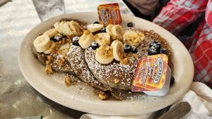 Vegan pancakes at Stella's Cafe in Wildwood