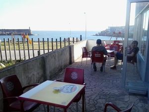 Outside seats at Fuscalho in A Guarda