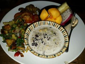 Vegan Breakfast Set at Bird's Nest Cafe in Chiang Mai