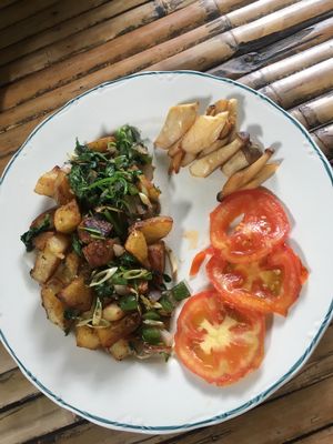 Vegan Breakfast- 90 Baht  at Bird's Nest Cafe in Chiang Mai