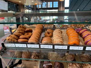 Super nice guy works the shop and those donuts are totally legit! at Vegan Donut Gelato in Oakland