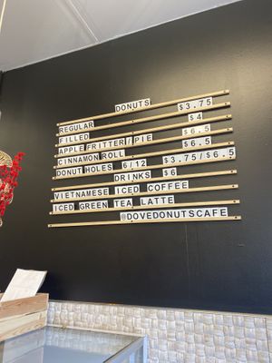 Updated Dove Donut: The Vegan Café Menú Options  #Veganuary at Vegan Donut Gelato in Oakland