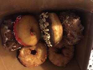 Nearly ate them all myself  at Vegan Donut Gelato in Oakland