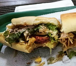 Sanduíche de salcichão at Apetit Natural in Brasilia