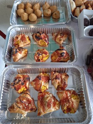 Party food at Veggie Momi in Albufeira