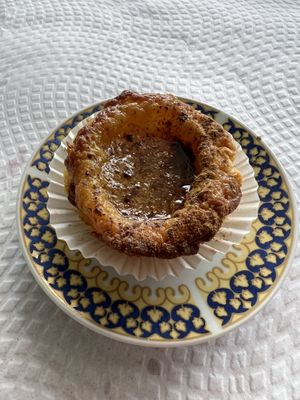 Pastel de nata  at Veggie Momi in Albufeira