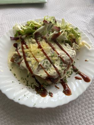 Jackfruit lasagna  at Veggie Momi in Albufeira