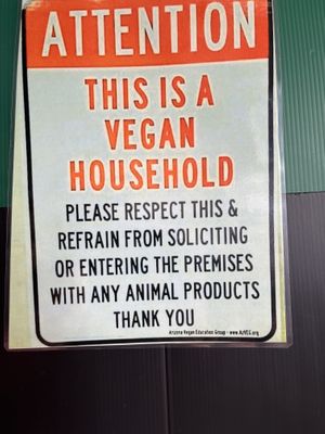 Favourite poster on the wall!   at Veggie Momi in Albufeira