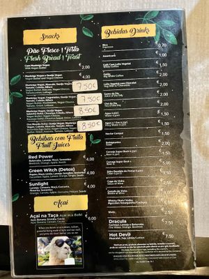 Veggie Momi Menu  at Veggie Momi in Albufeira