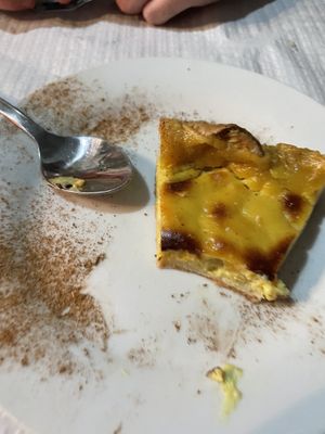 Pastel de nata  at Veggie Momi in Albufeira