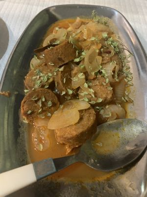 Chorizo   at Veggie Momi in Albufeira