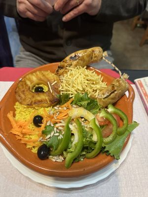 Portuguese vegan sausage   at Veggie Momi in Albufeira