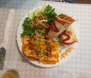 Portugese wrap at Veggie Momi in Albufeira