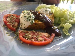Great dish of the day  at Veggie Momi in Albufeira