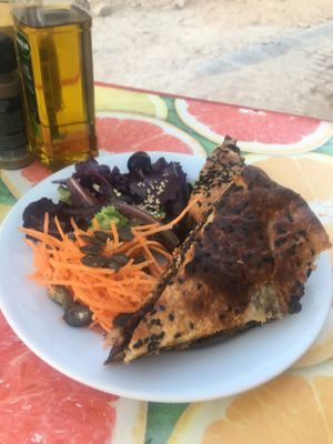 Black bean pastry  at Veggie Momi in Albufeira