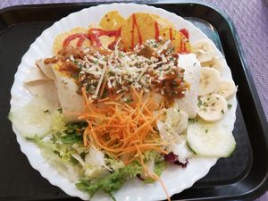 Seitan and Bean burrito at Veggie Momi in Albufeira