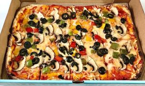 Veggie pizza  at PINZA - Jumeirah Village Circle in Dubai