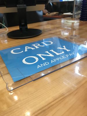 They do card only at On The Bus in Milwaukee