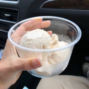 maple cookie ice cream  at On The Bus in Milwaukee