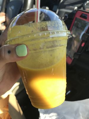 Ginger smoothie   at On The Bus in Milwaukee