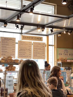 Half the menu   at On The Bus in Milwaukee