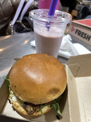 Strawberry shake   at On The Bus in Milwaukee