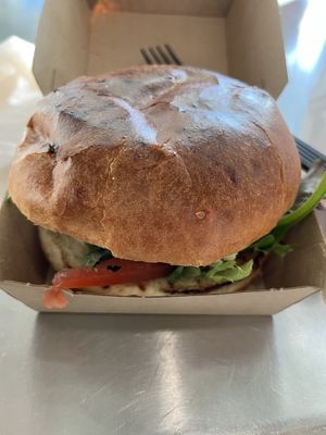 Buffalo burger   at On The Bus in Milwaukee